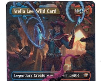 Stella Lee Wild Card Altered Full Art MTG CEDH Commander Legendary