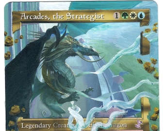 Arcades the Strategist Altered Full Art MTG Magic Elder Dragon Walls Commander