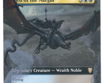 El Señor de los Nazgul Arte Alterado MTG Magic Commander Wraith El Señor de los Anillos ESDLA