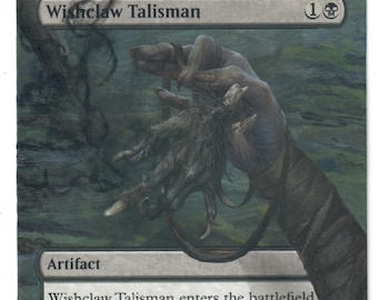 Talismán de Garra de Deseos Arte Alterado MTG Magic Card Commander CEDH Throne of Eldraine