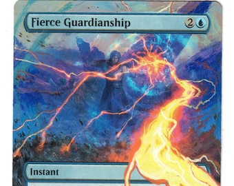 Fierce Guardianship Altered Full Art MTG Magic Commander Holiday
