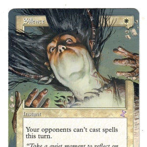 Silenzio alterato Full Art MTG Magic Commander cEDH Old School Gioco competitivo