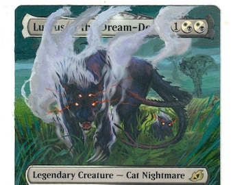 Lurrus de la dream-den alterado arte completo magia el regalo de recolección cumpleaños nerd impresionante