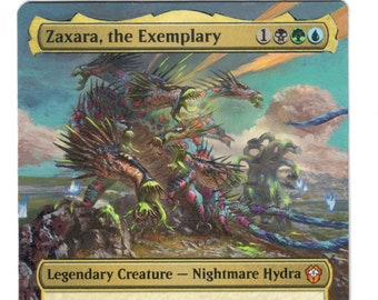 模範的ザクサラ 改変アート MTG 統率者 ハイドラ 接死 X 呪文 EDH
