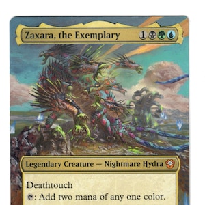 Zaxara el Arte Alterado Ejemplar MTG Comandante Hydra Deathtouch X Hechizo EDH
