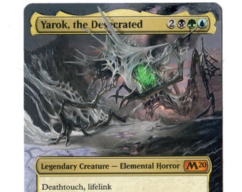 ヤロク・ザ・デセクレート 改造 フルアート ペイント MTG マジック