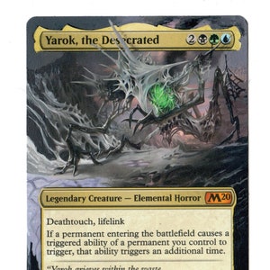Yarok der entweihte Veränderte Volle Art Painted MTG Magic Commander EDH signiert Geburtstagsgeschenk