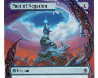 Pact of Negation Altered Art Borderless M25 Painted by Hand