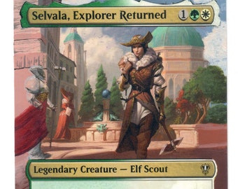 Selvala Explorer Returned Altered Full Art MTG Magic Commander EDH Selesnya