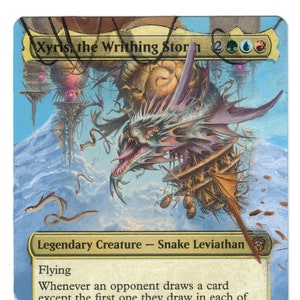 Xyris the Writhing Storm Altered Full Art MTG Magic Commander 2020 EDH Temur Non-Foil
