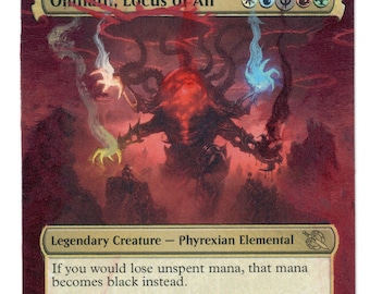 Omnath Locus of All Altered Full Art Magic March of the Machines Phyrexian EDH