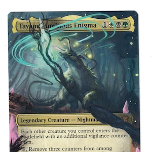Tayam Luminous Enigma Alterato Full Art Dipinto MTG Magic Commander EDH Regalo di Compleanno Pimp Presente