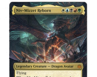 Niv Mizzet Reborn Altered Full Art MTG Magic Commander EDH Multicolor  Dragon - Etsy