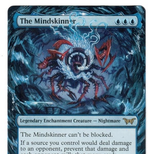 El Desollador de Mentes Modificado Arte Completo MTG Pesadilla Duskmourn Mill Commander