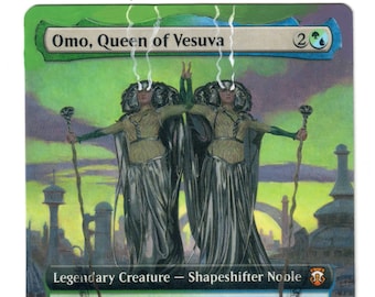 Omo Queen of Vesuva Altered Art MTG Commander EDH Precon Tricky