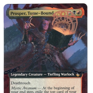 Prosper Tome-Bound Altered Art MTG Magic EDH Commander Extended Legendary 2021