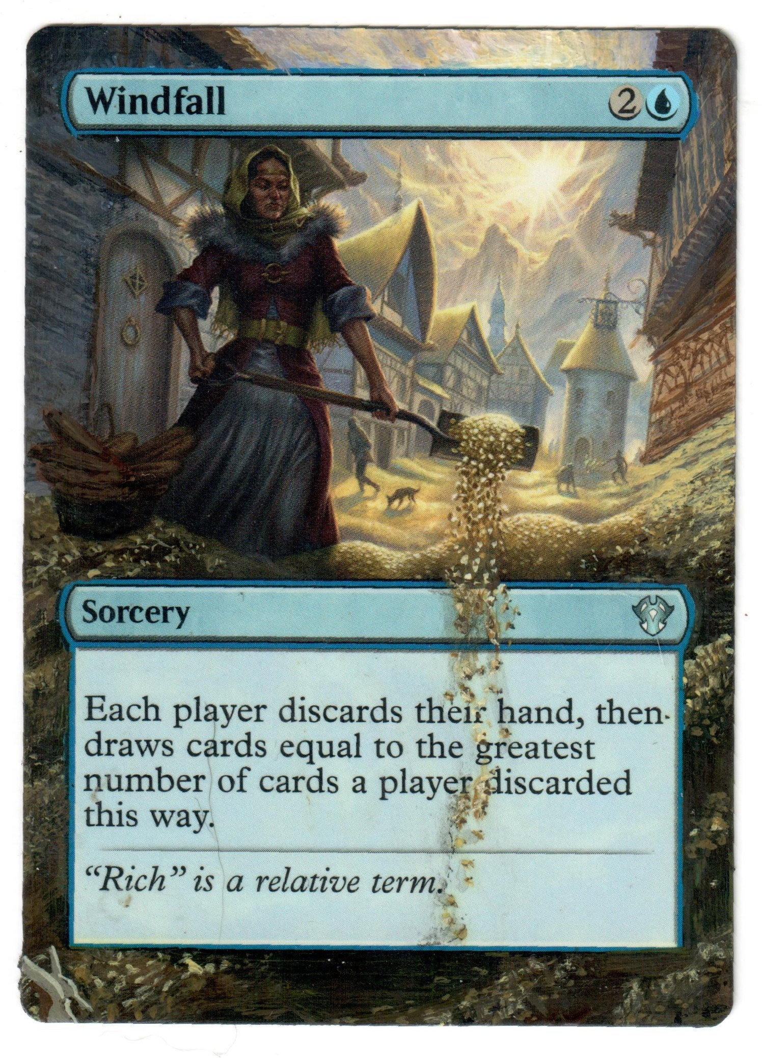 Windfall Full Art Altered MTG Magic Commander Cedh Wheel