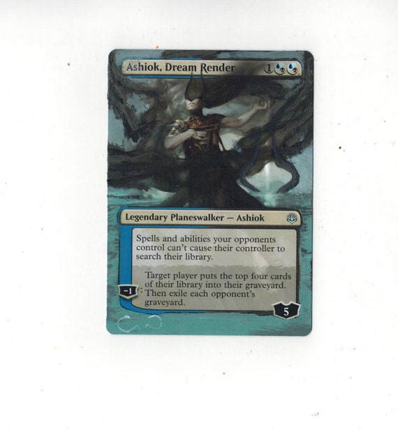 Ashiok Dream Render Altered Full Art MTG Magic Commander EDH Etsy