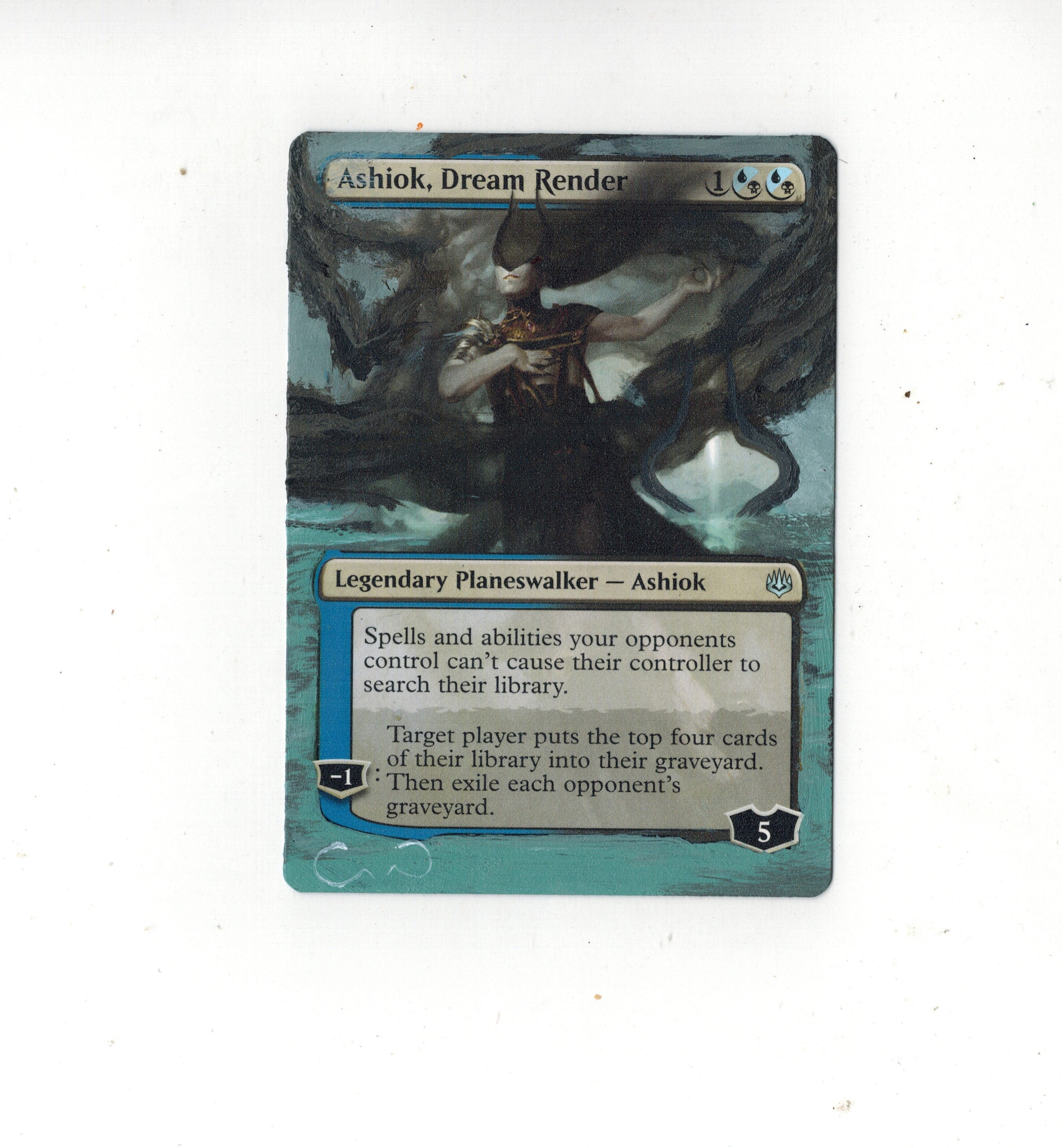 Ashiok Dream Render Altered Full Art MTG Magic Commander EDH Etsy