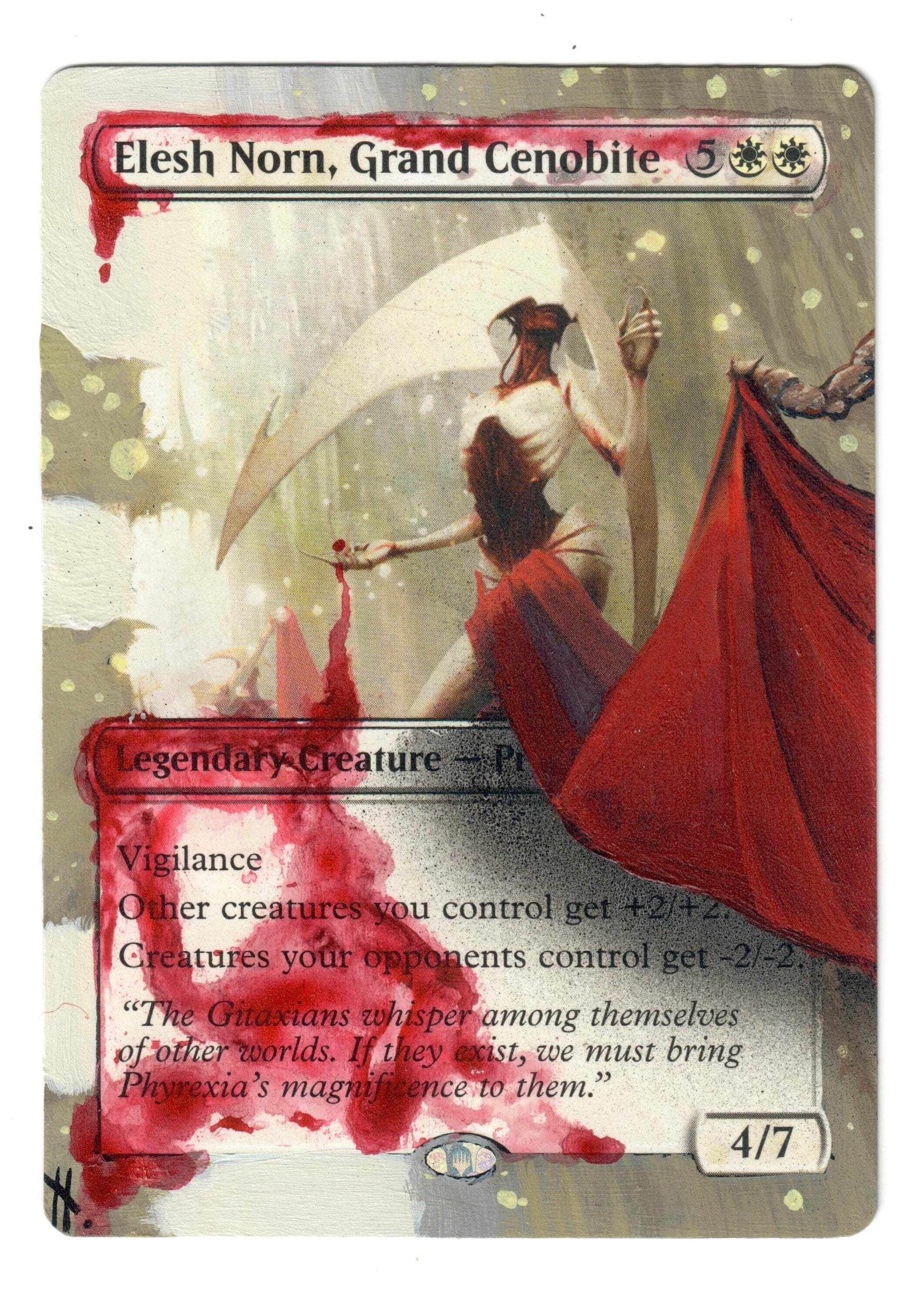 エリシュ・ノーン 大修道士 オルタードアート フル MTG マジック エリシュ・ノーン 大修道士 オルタードアート フル MTG マジック