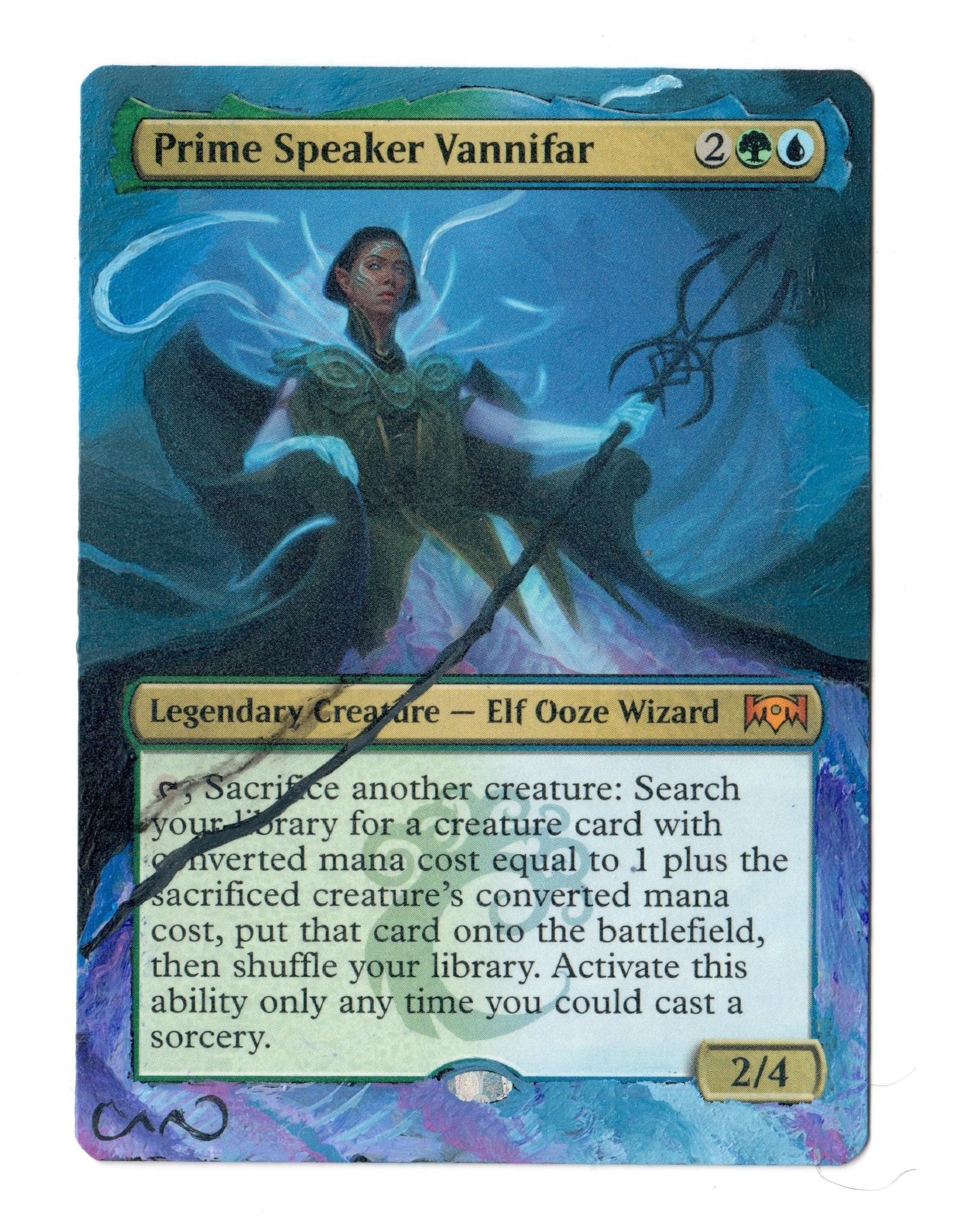 Prime Speaker Vannifar Altered Full Art MTG Magic Commander