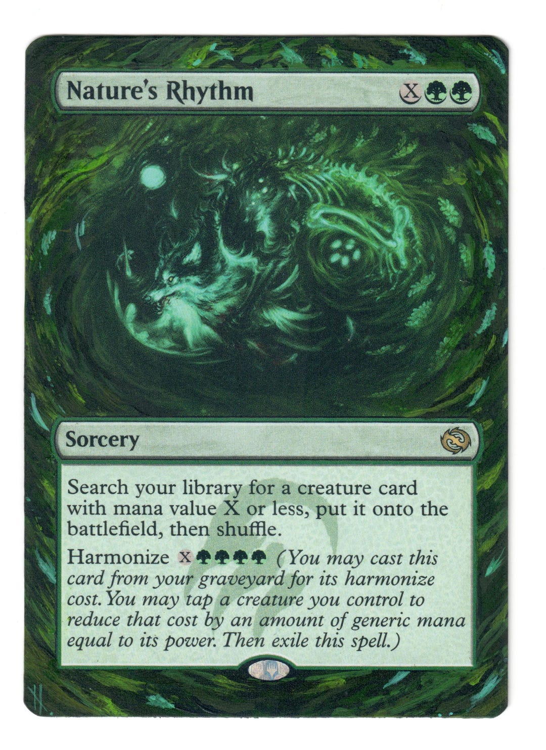 mtg discard a creature card Magic The Gathering - Tarkir: Dragonstorm - Nature's Rhythm