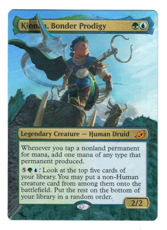 眷者の神童、キナン オルタード フルアート MTG マジック ベスト cEDH
