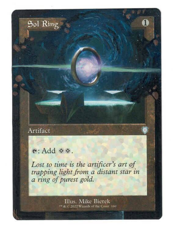 Sol Ring Altered Art MTG Retro Frame EDH Commander Staple Artifact Awesome  Gift - Etsy