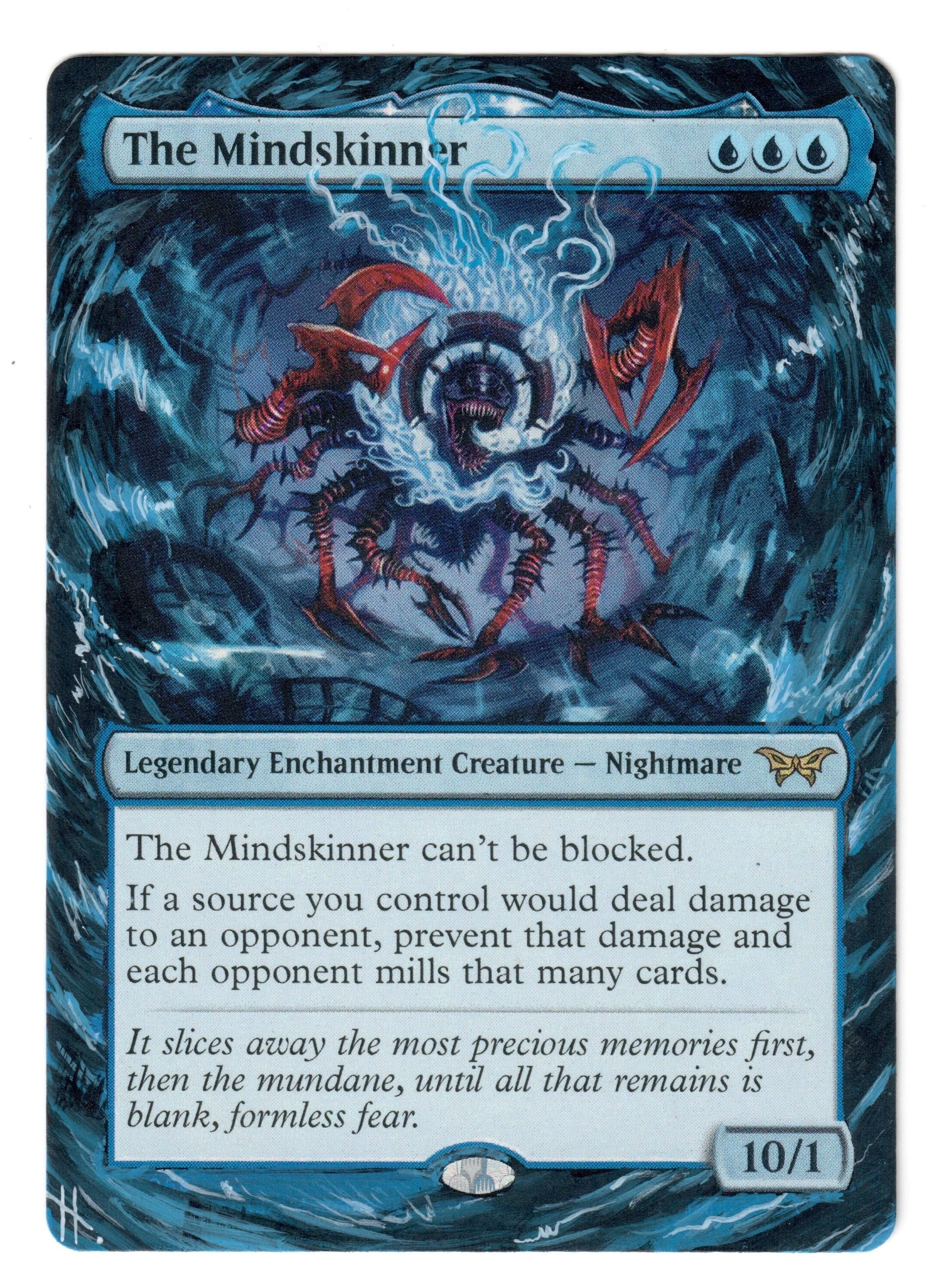 The Mindskinner Altered Full Art MTG Nightmare Duskmourn Mill Commander