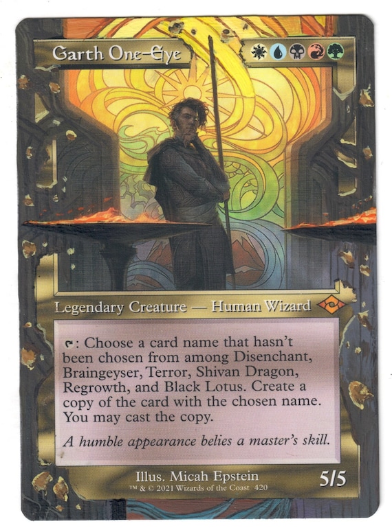 mtg legendary card frame Magic: the Gathering - Carth The Lion (418) - Retro Frame main image 1