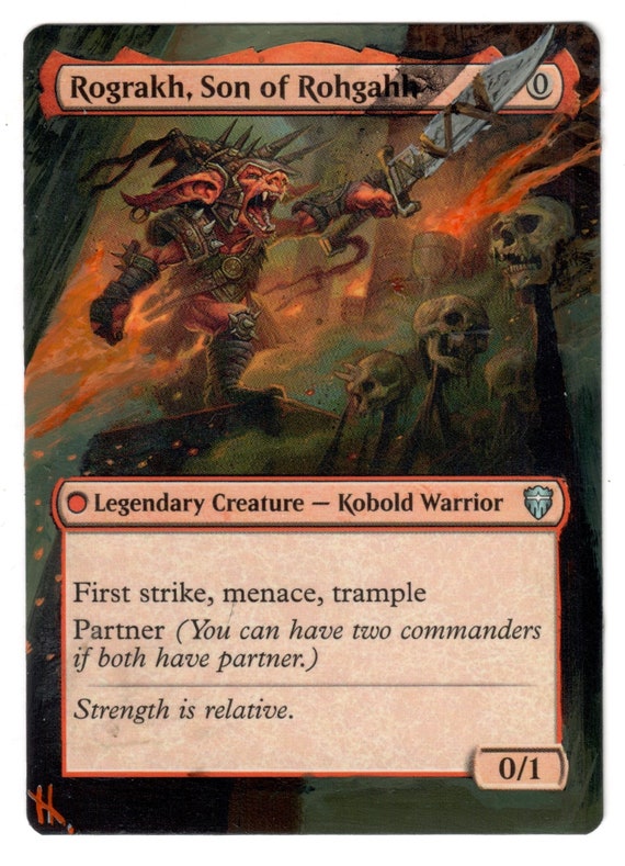 mtg rograkh son of rohgahh commander deck Commander Legends Rograkh, Son of Rohgahh Commander Combo Box for Magic:  The Gathering main image 0