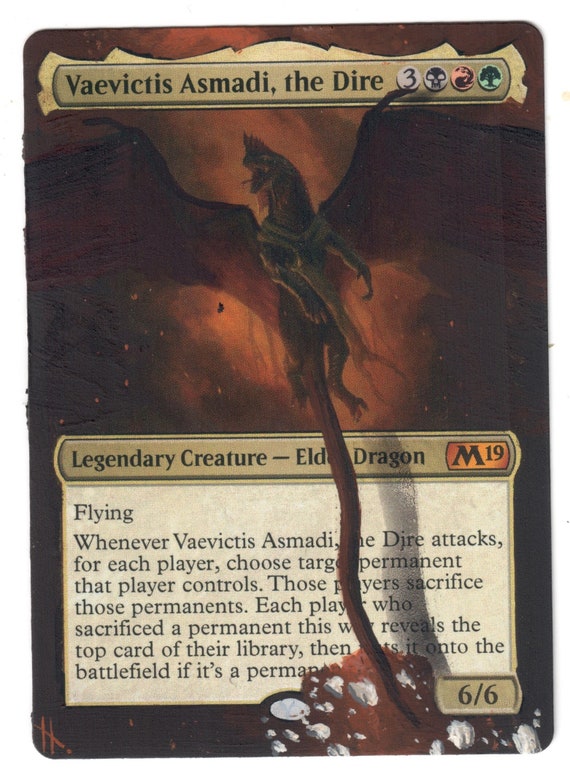 Vaevictis Asmadi the Dire Altered フルアート MTG マジック EDH 統率 