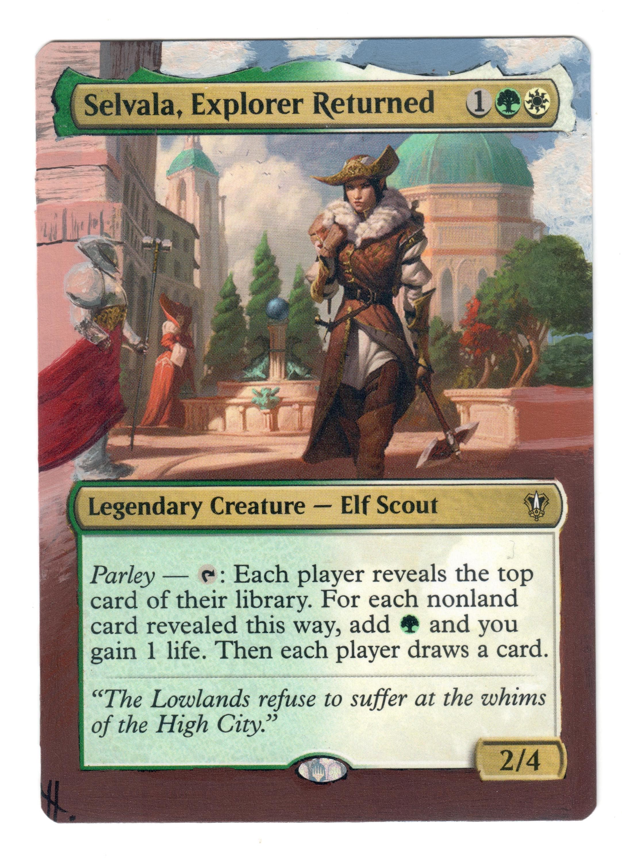 セルヴァラの探検家 帰還 改変版 フルアート MTG マジック 統率者 EDH