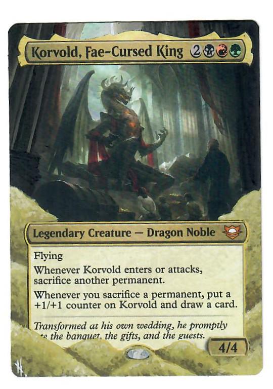 korvold mtg commander deck MTG Commander Deck EDH Deck Korvold, Fae-Cursed King 100 Magic Cards Custom  Deck main image 0