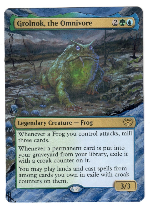 Mtg Vintage Lot Custom Frog Tribal Mill Commander Deck - Grolnok, The  Omnivore EDH (Magic: The Gathering) Mtg Cat Deck In Player-Built Magic: The  Gathering Decks
