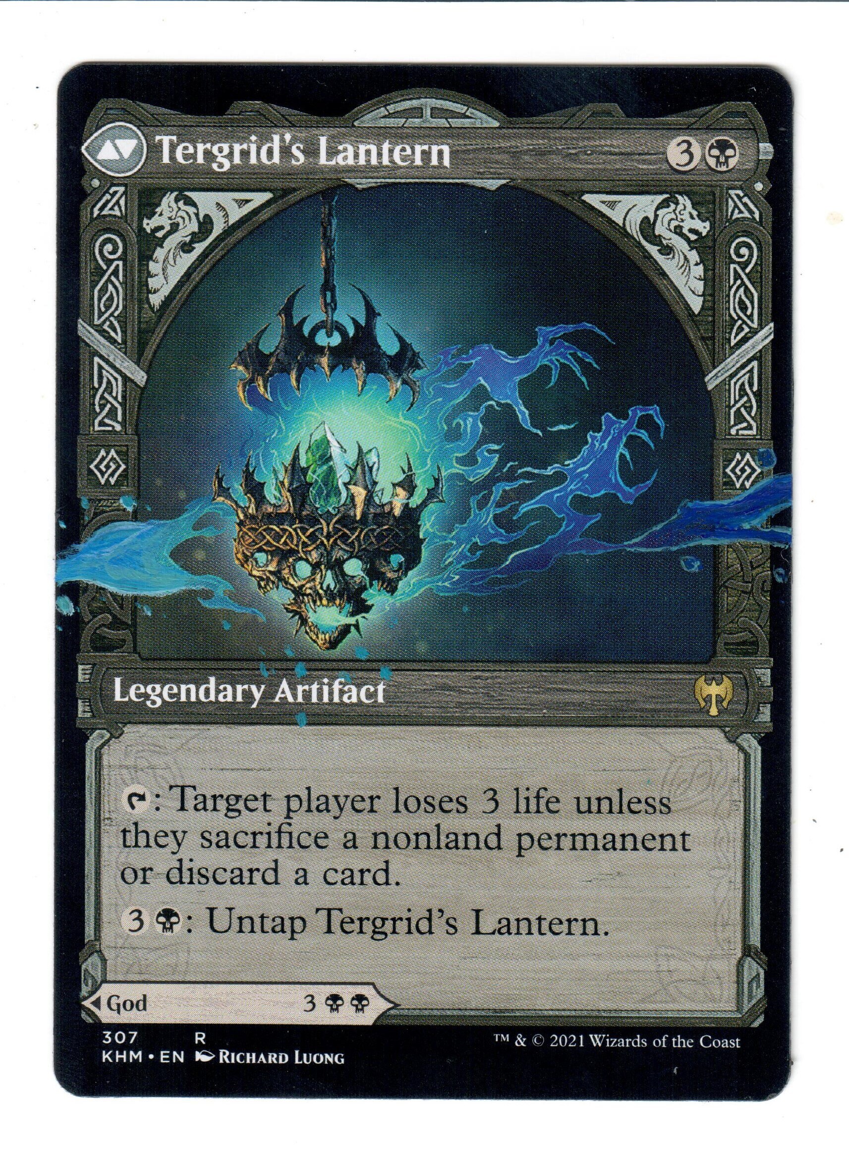 恐怖の神ターグリッド オルタード フルアート MTG マジック