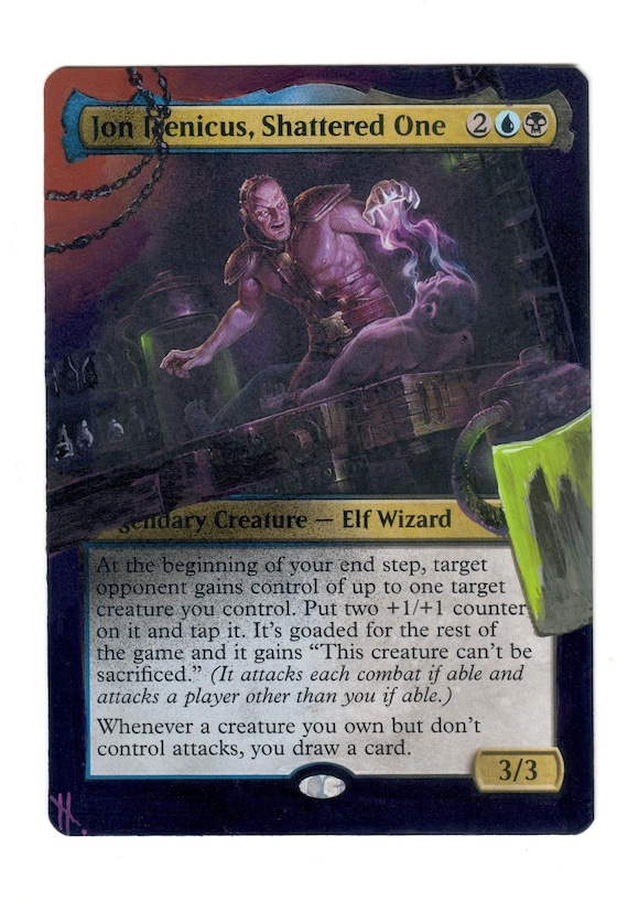 Jon Irenicus, Shattered One Altered Full Art MTG Borderless Elf Wizard Bling - Etsy Jon Irenicus, Shattered One Altered Full Art MTG Borderless Elf Wizard Bling - Etsy