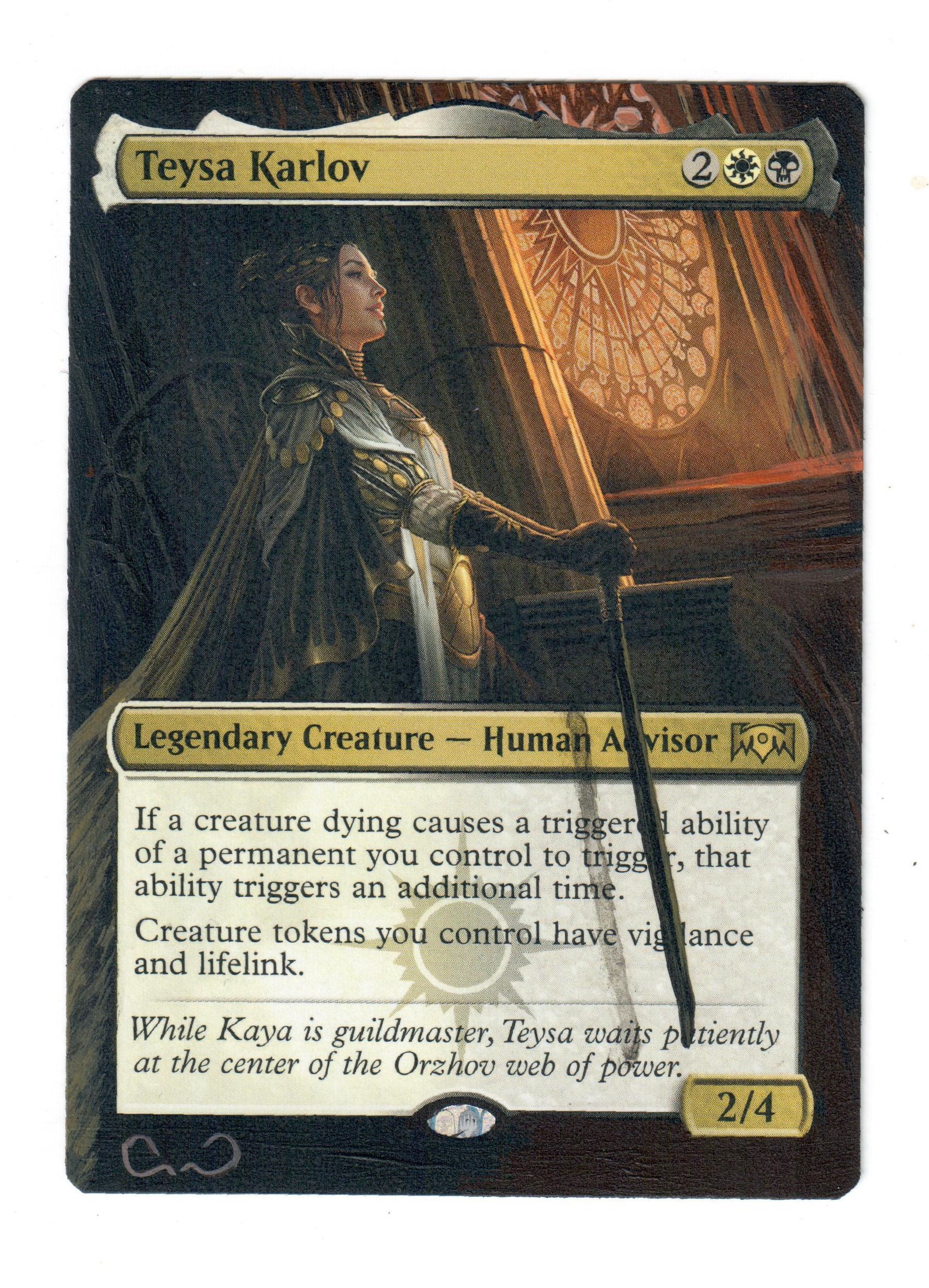 テイサ・カルロフ オルタード フルアート MTG マジック 統率者 テイサ・カルロフ オルタード フルアート MTG マジック 統率者