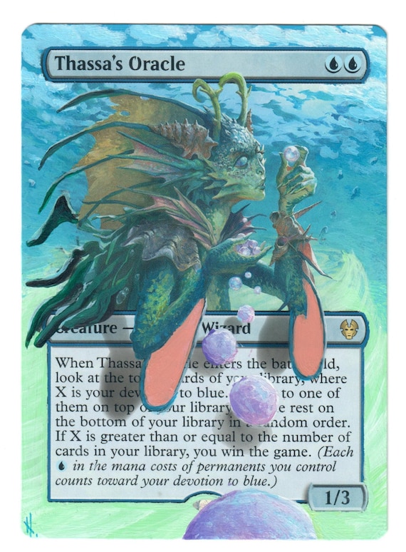 タッサの神託者 オルタード フルアート MTG マジック：ザ