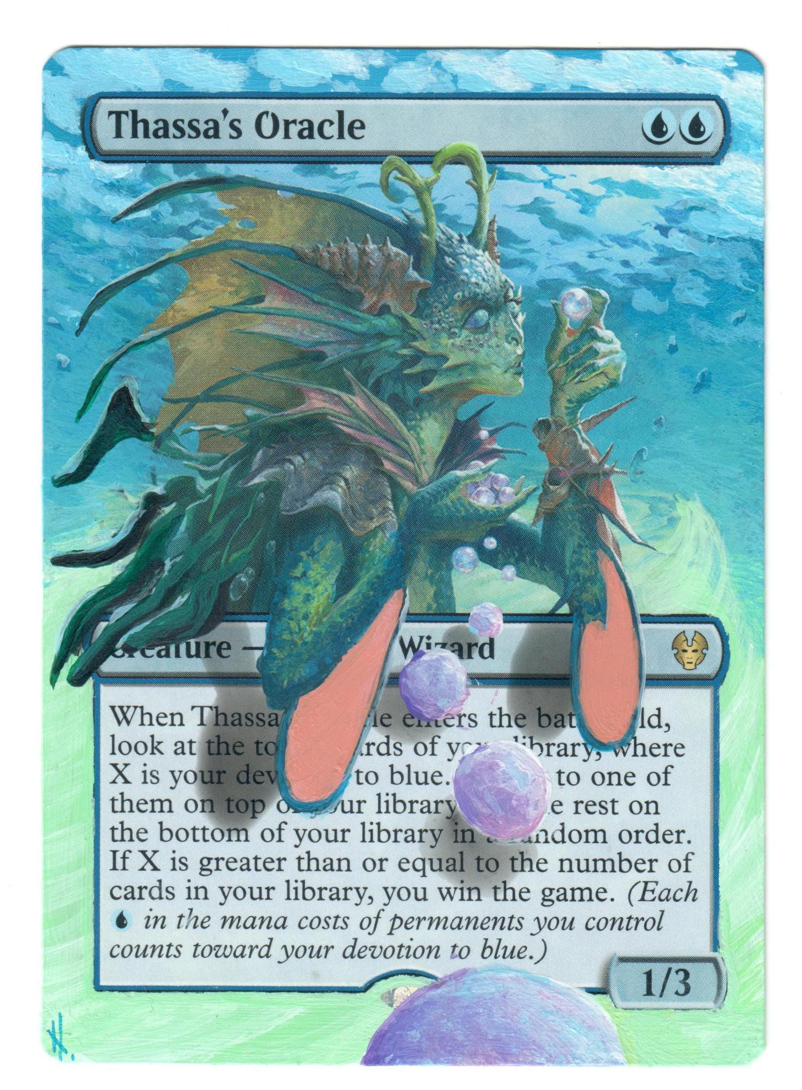 タッサの神託者 オルタード フルアート MTG マジック：ザ