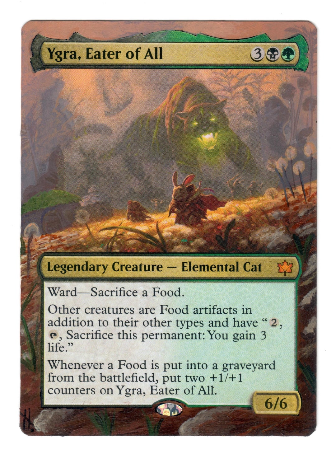 Ygra Eater of All Altered Full Art Magic the Gathering EDH Bloomburrow Cat - Etsy Ygra Eater of All Altered Full Art Magic the Gathering EDH Bloomburrow Cat - Etsy