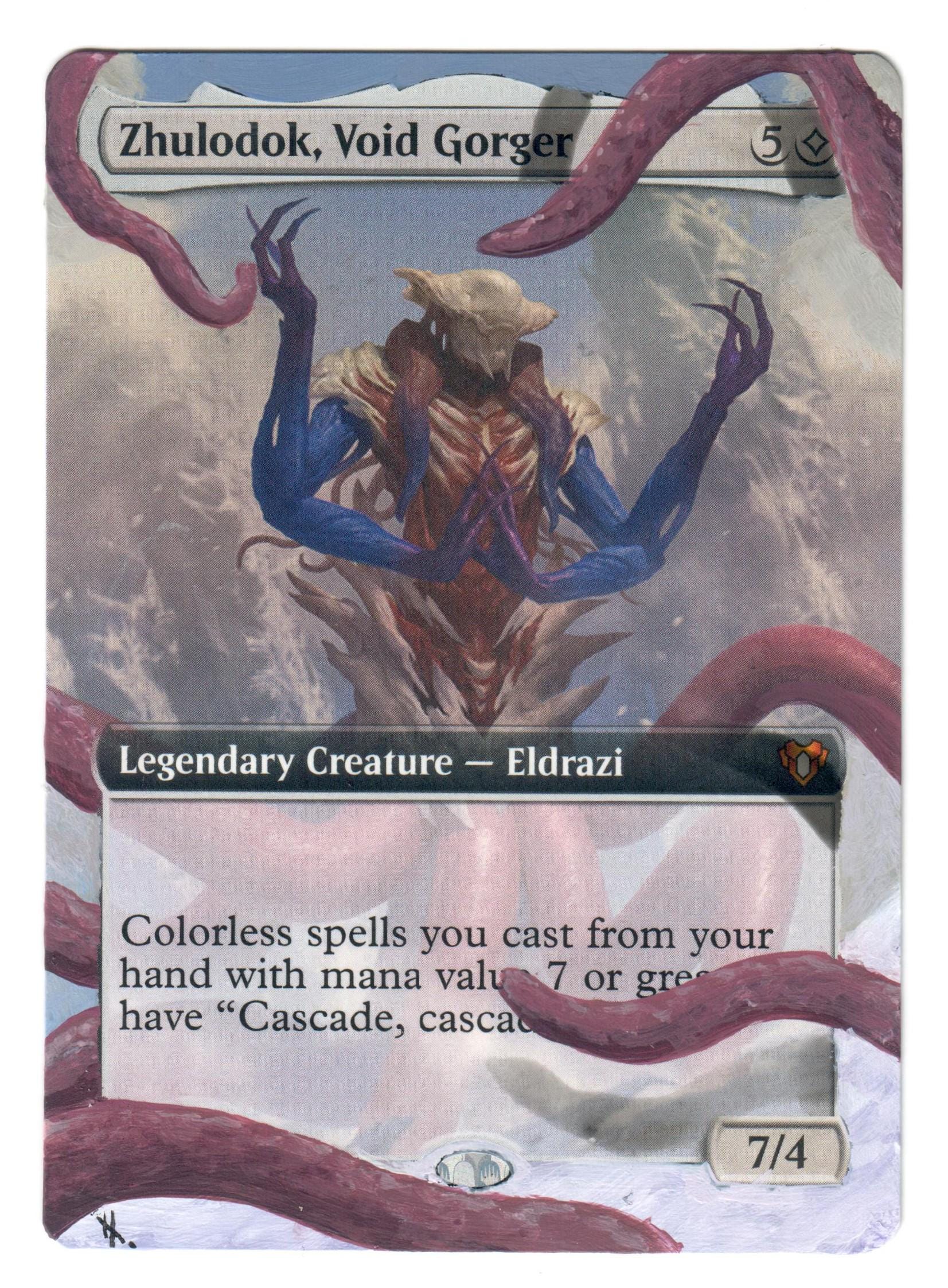 Zhulodok Void Gorger Altered Art MTG Precon Eldrazi Extended Art