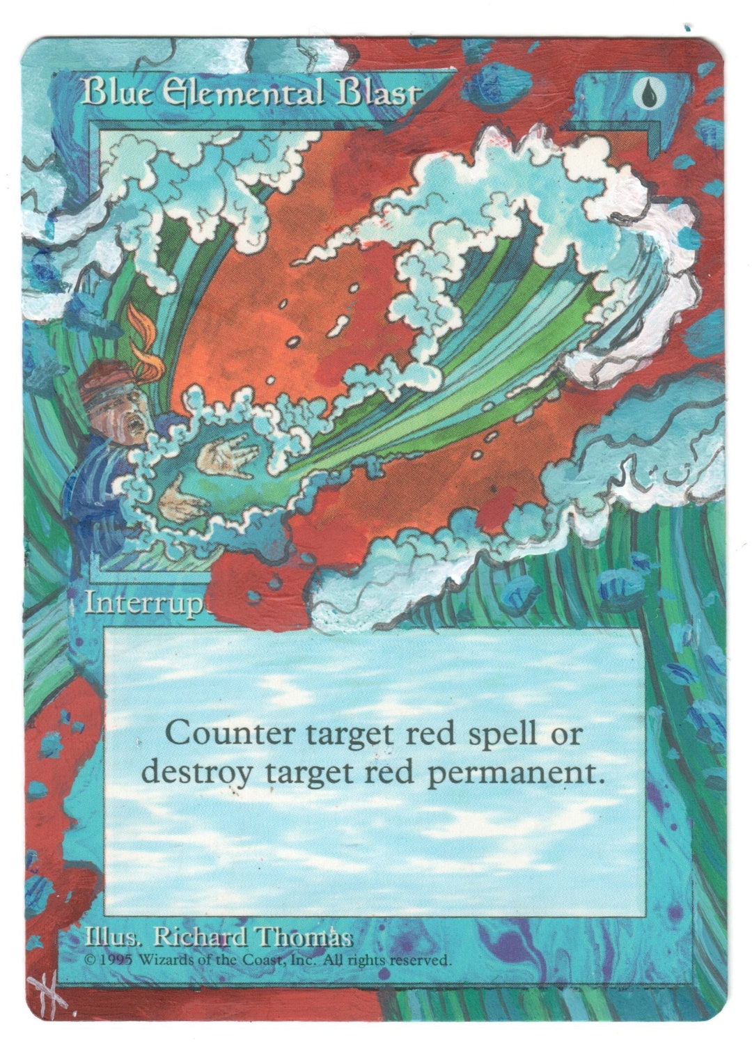 MTG 初版　alpha 青霊破　α Blue elemental blast Blue Elemental Blast (BB) | 3rd Edition - Black Border
