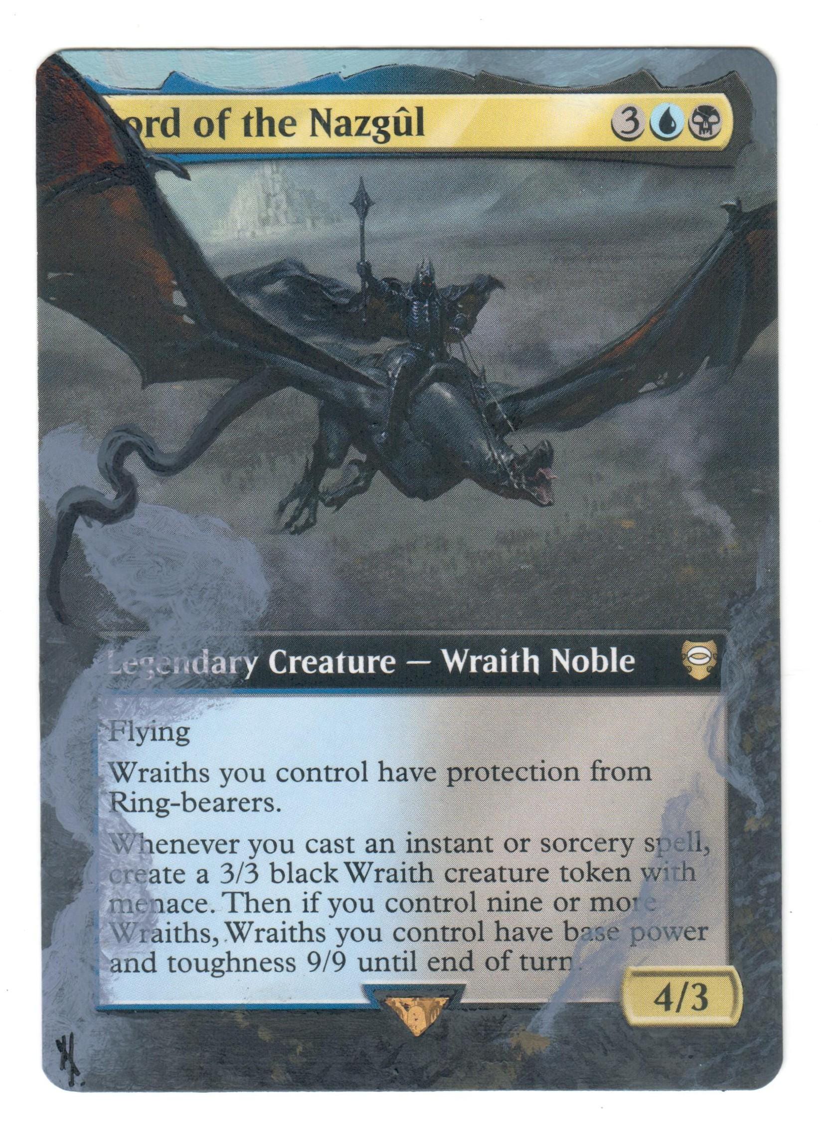 mtg lord of the nazgul commander deck Lord of the Nazgul COMMANDER DECK Wraith Spellslinger Cantrips MTG Cus —  Gray Gauntlet Games main image 0