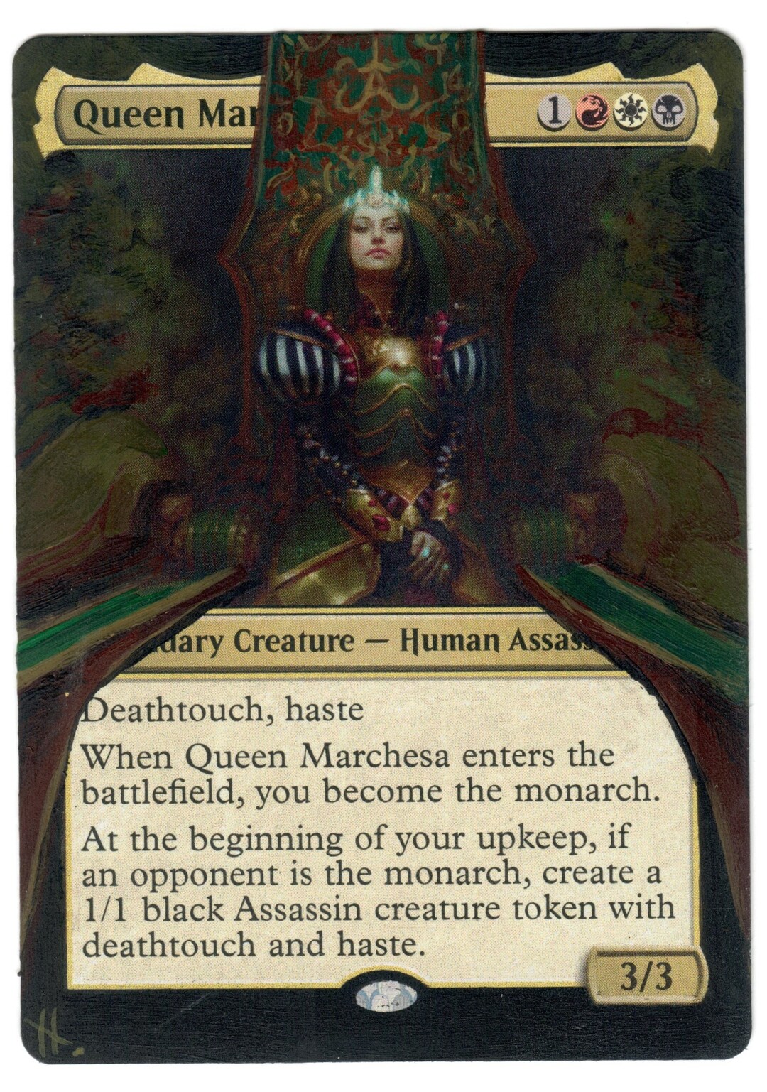 Queen Marchesa Altered Full Art MTG Magic Commander Legends 2020 EDH ...