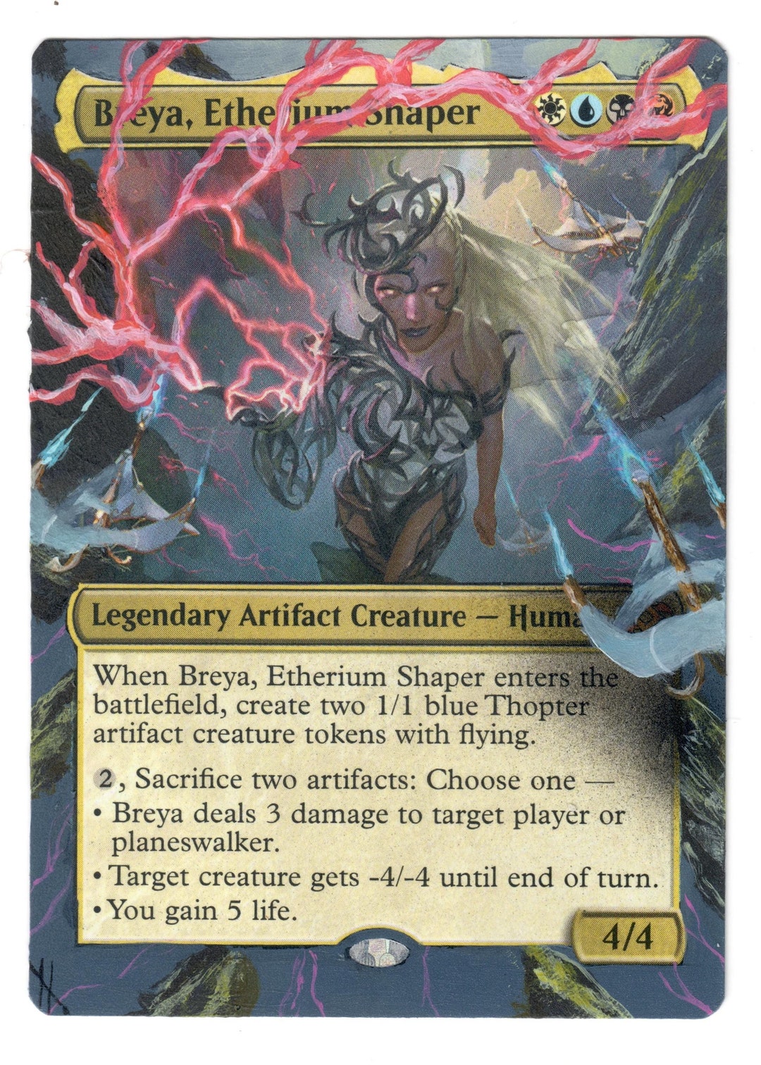 Breya Etherium Shaper Altered Art Full MTG Magic Commander