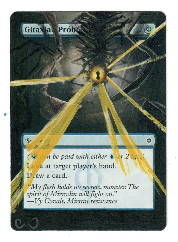 Gitaxian Probe Altered Full Art MTG Magic Commander Cedh Competitive  Borderless Gift Nerd - Etsy