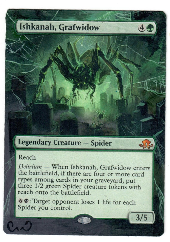 Ishkanah Grafwidow Full Altered Art MTG Magic EDH Commander Spider Tribal  Gift Idea - Etsy