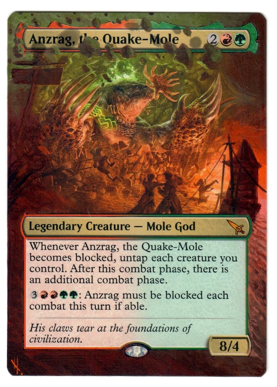 mtg card mole Magic The Gathering - Worms Return of the Mole Man