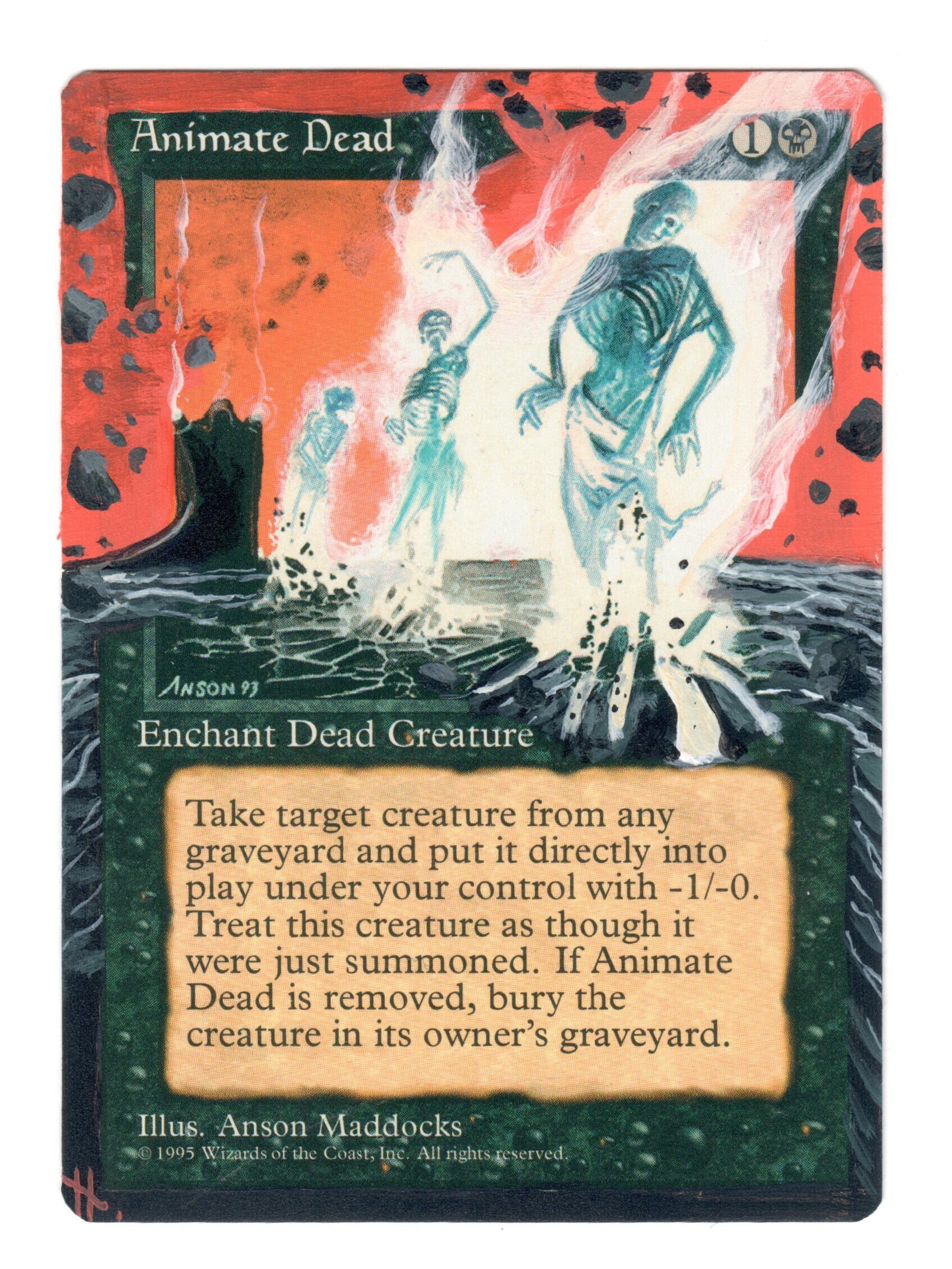MAGIC CARDS/ANIMATE-DEAD/RARE '97ver.